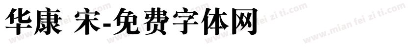 华康 宋字体转换